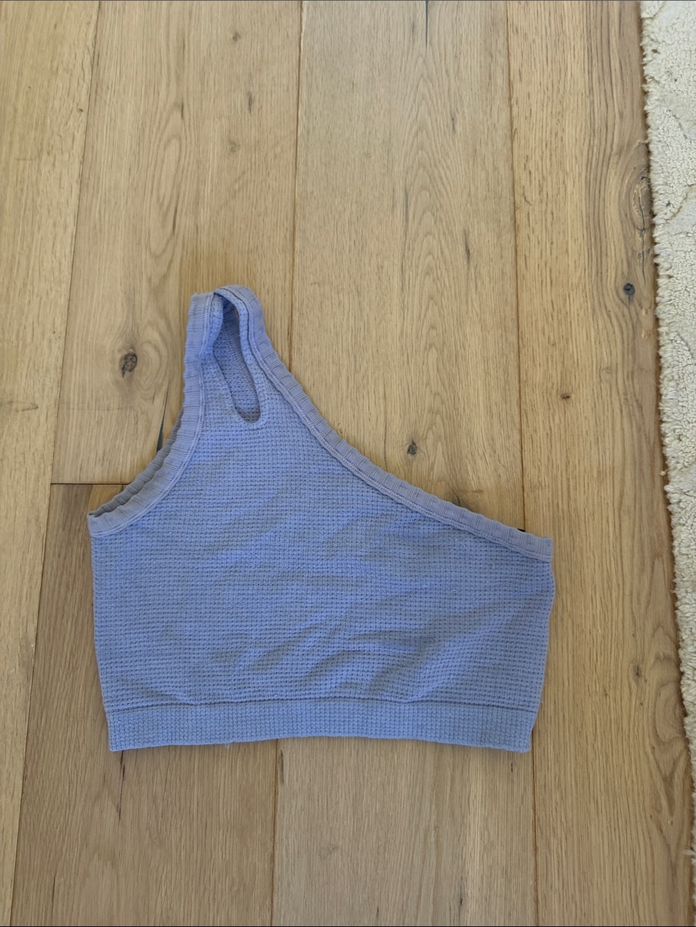 Urban Outfitters Lavender One-Shoulder Crop Top